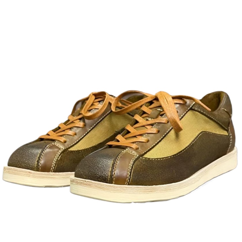 Leatherwork Training - Sapatos Casuais Masculinos de Couro Genuíno