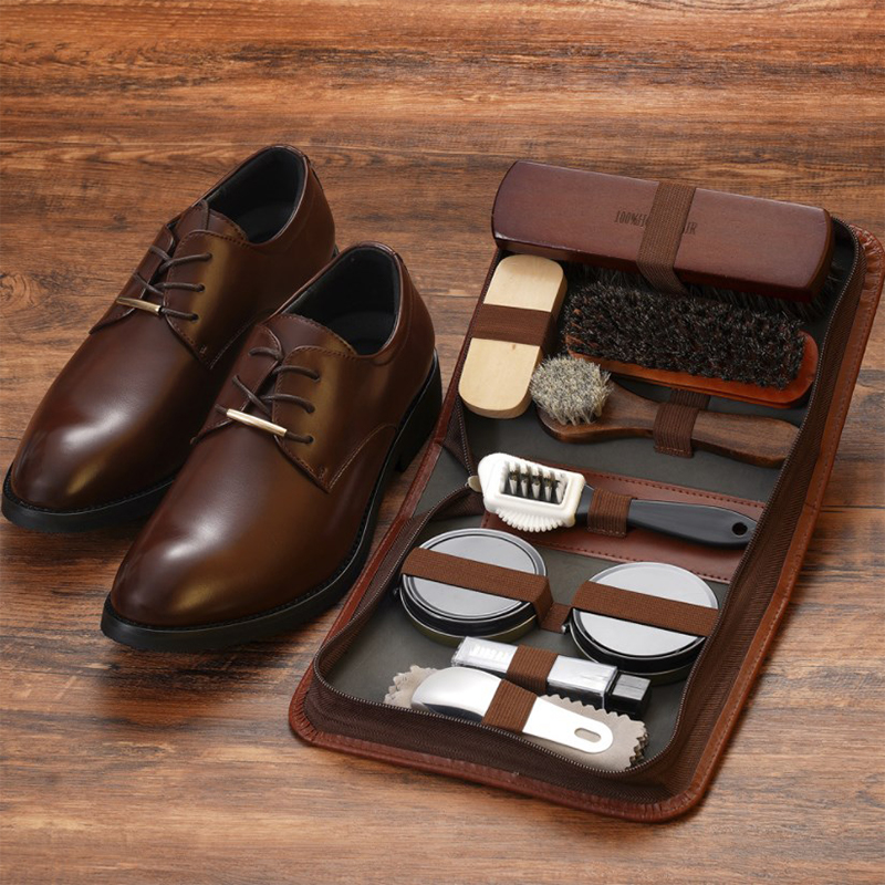 Leatherwork Tool Kit - Conjunto de escova de sapato de