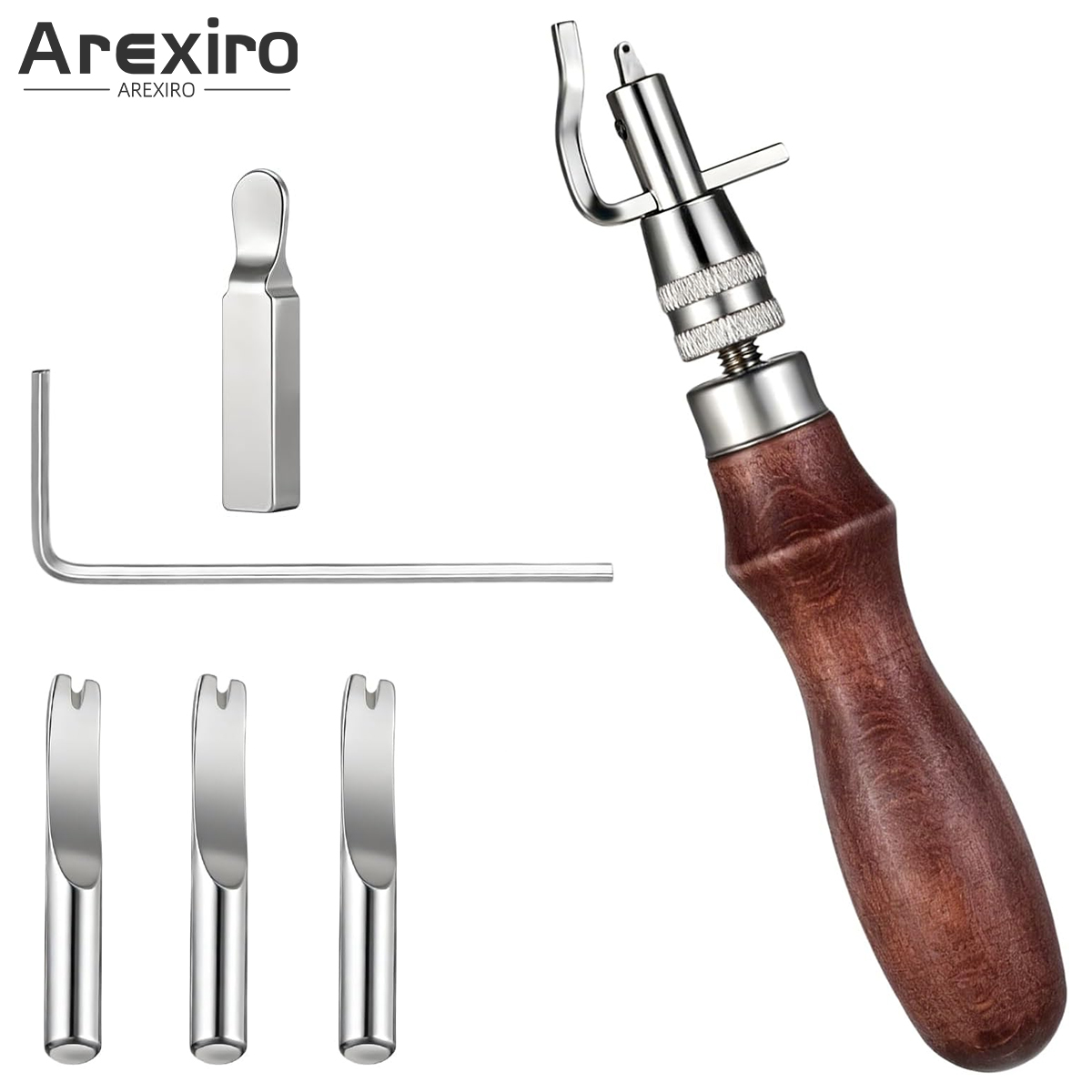 Leatherwork Edge Beveler - Kit de Ferramentas para Trabalho Manual