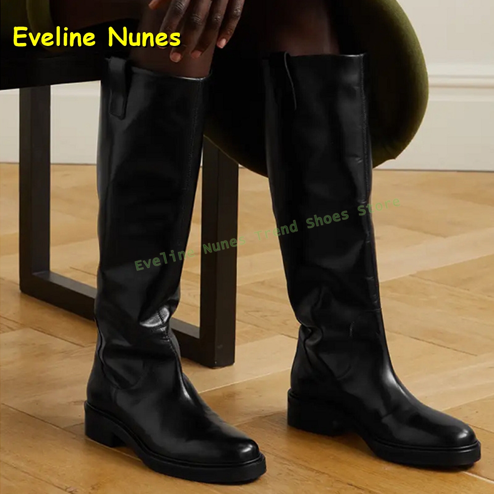 Leather Work Women Shoes - Botas de Montaria Femininas de Couro