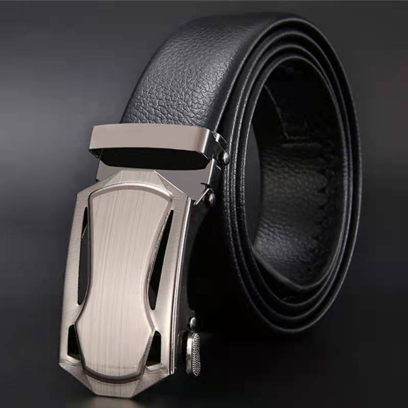 Leather Works Belt - Cinto masculino de negócios elegante com