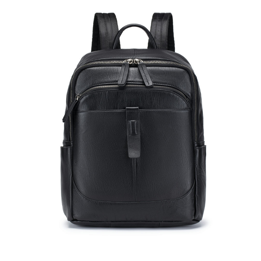 Leather Work Rucksack Mens - Mochila de Couro Genuíno para Homens,