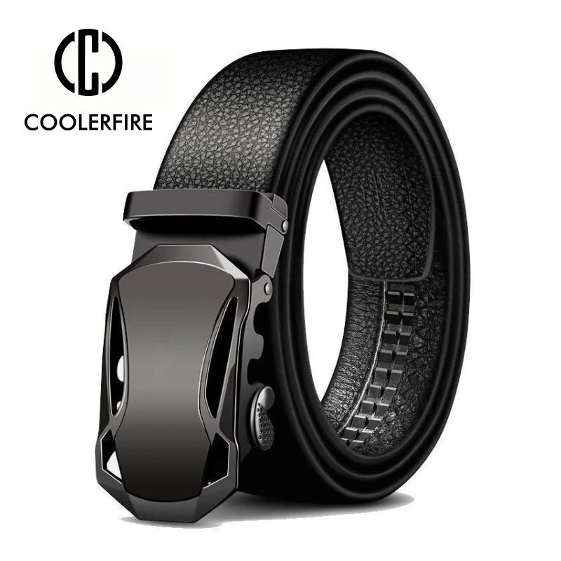 Leather Works Belt - Cintos masculinos de metal com fivela