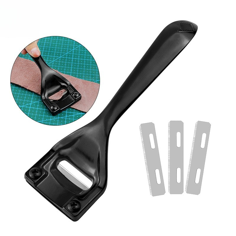 Leatherwork Edge Beveler - Ferramenta Profissional para Desbastar e Fazer