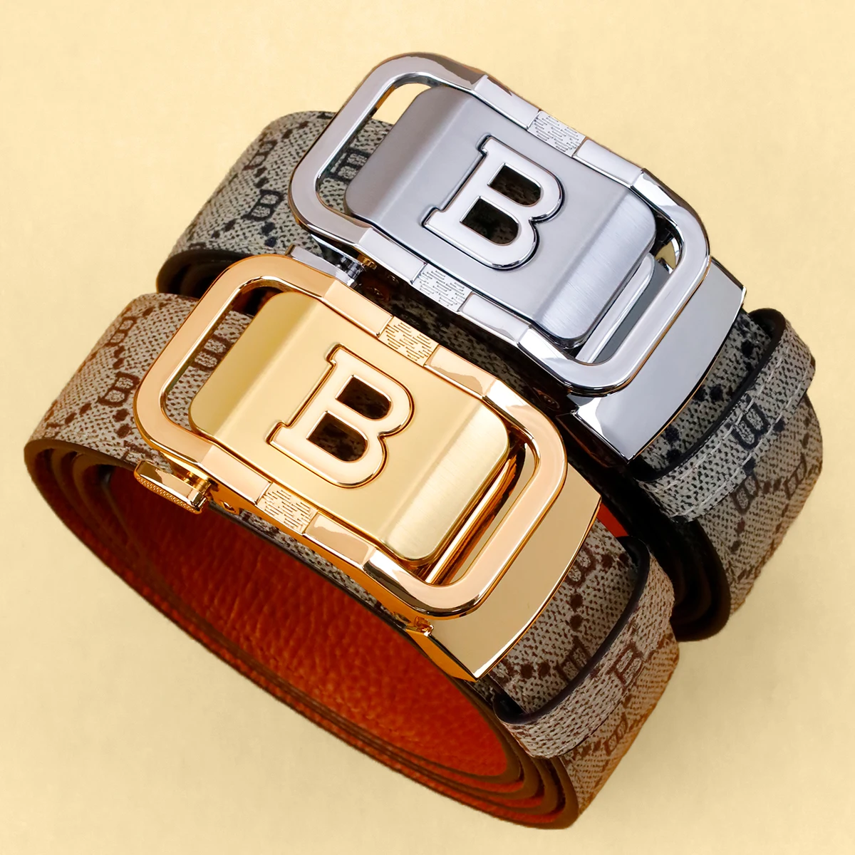 Cinto de Couro Masculino com F - Leather Works Belt avaliação e preço