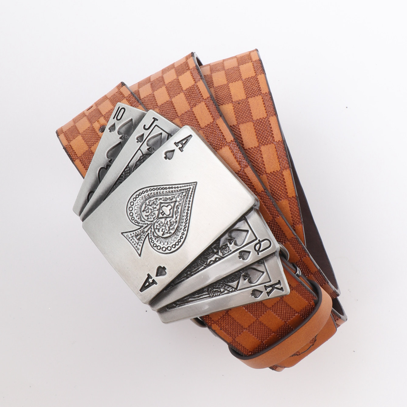 Um cinto retrô casual masculin - Leather Works Belt avaliação e preço