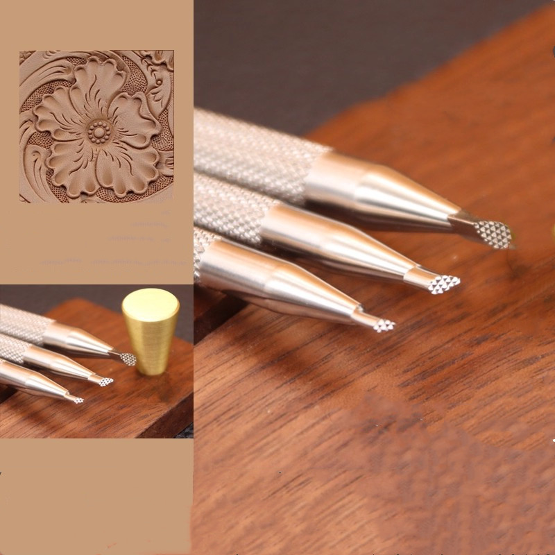 Conjunto de carimbos de fundo  - Leatherwork Tool Kit avaliação e preço