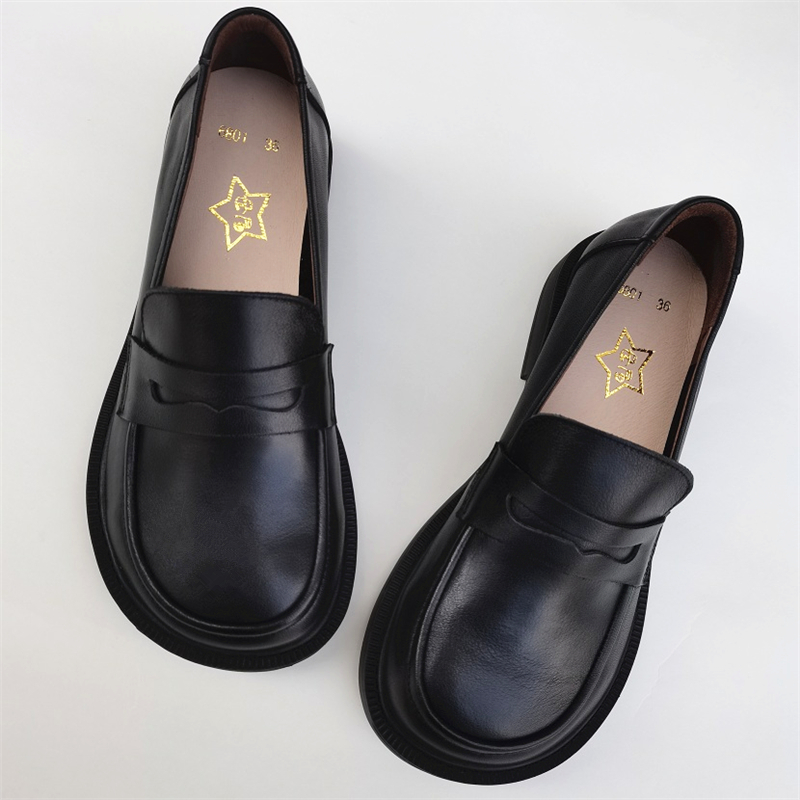 Careaymade-sapatos Oxford casu - Leather Work Women Shoes avaliação e preço