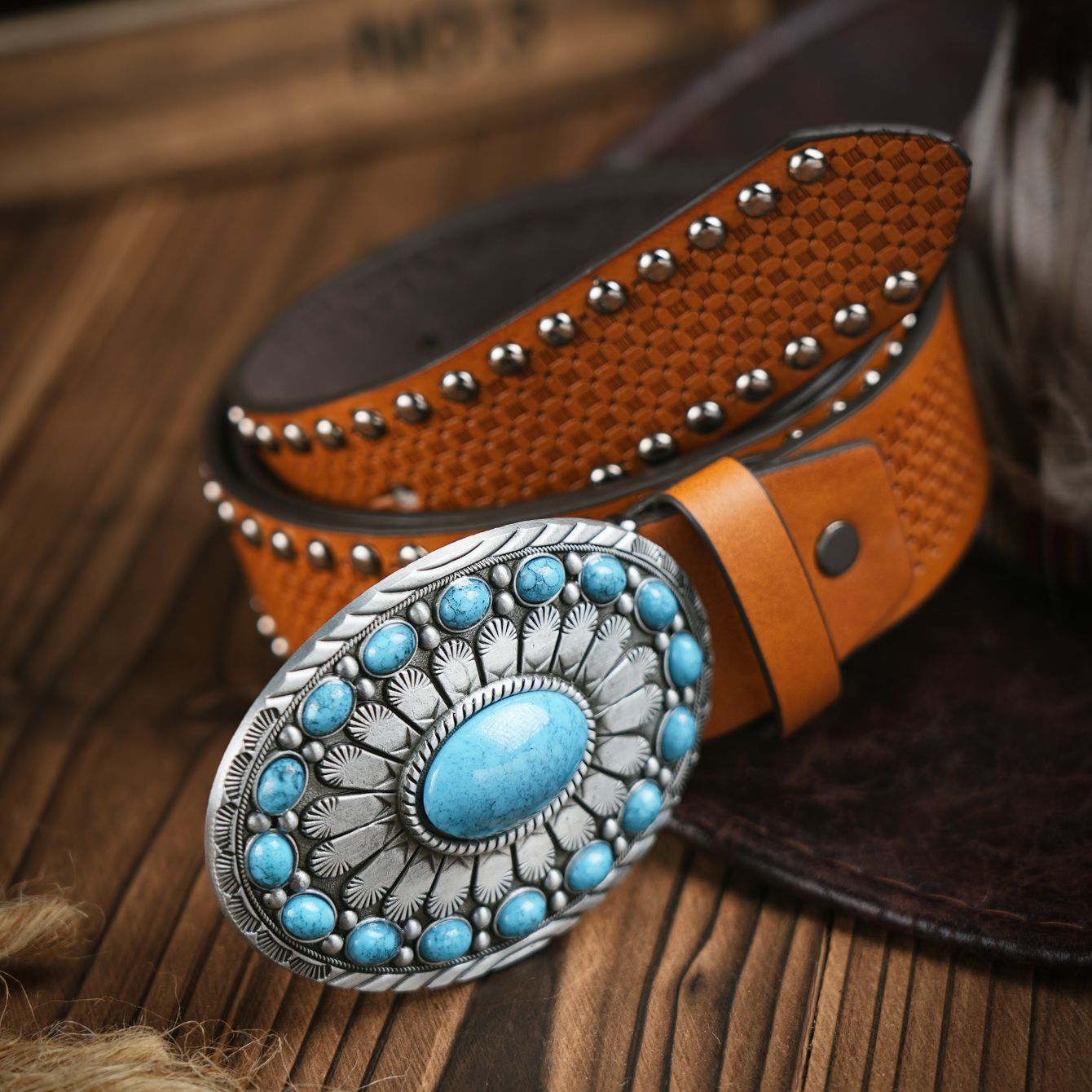 Cinto Casual Retro para Homens - Leather Works Belt avaliação e preço