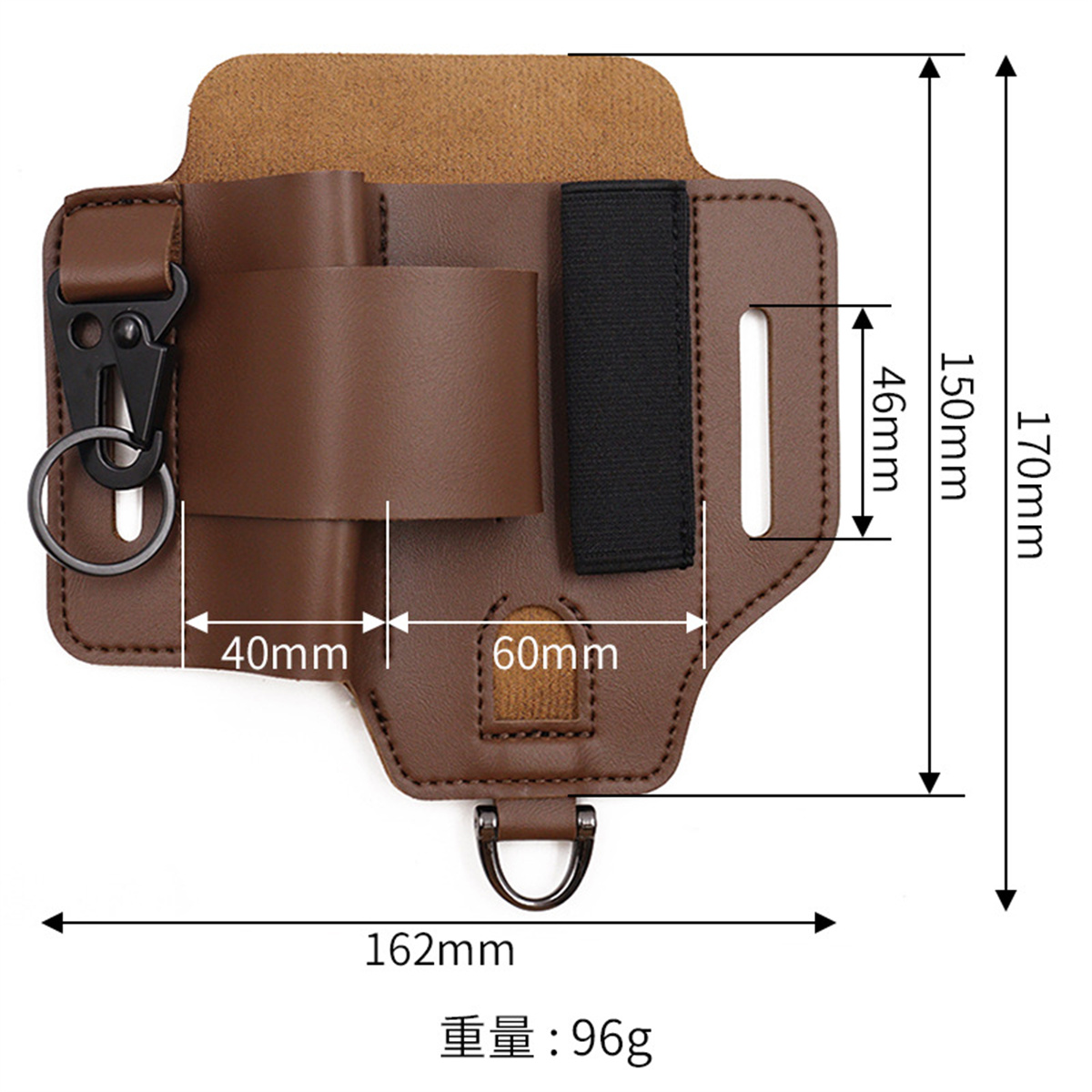 Edc tático ferramenta coldre d - Leather Workshop avaliação e preço