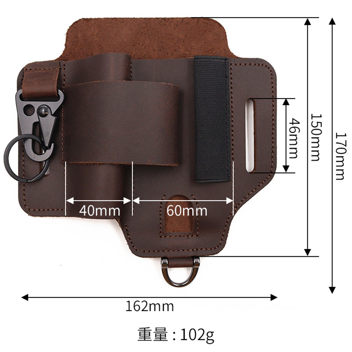 Edc tático ferramenta coldre d - Leather Workshop avaliação e preço