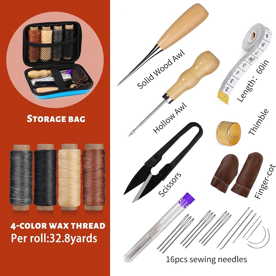 Buddur kit de ferramentas de c - Leatherwork Tool Kit avaliação e preço