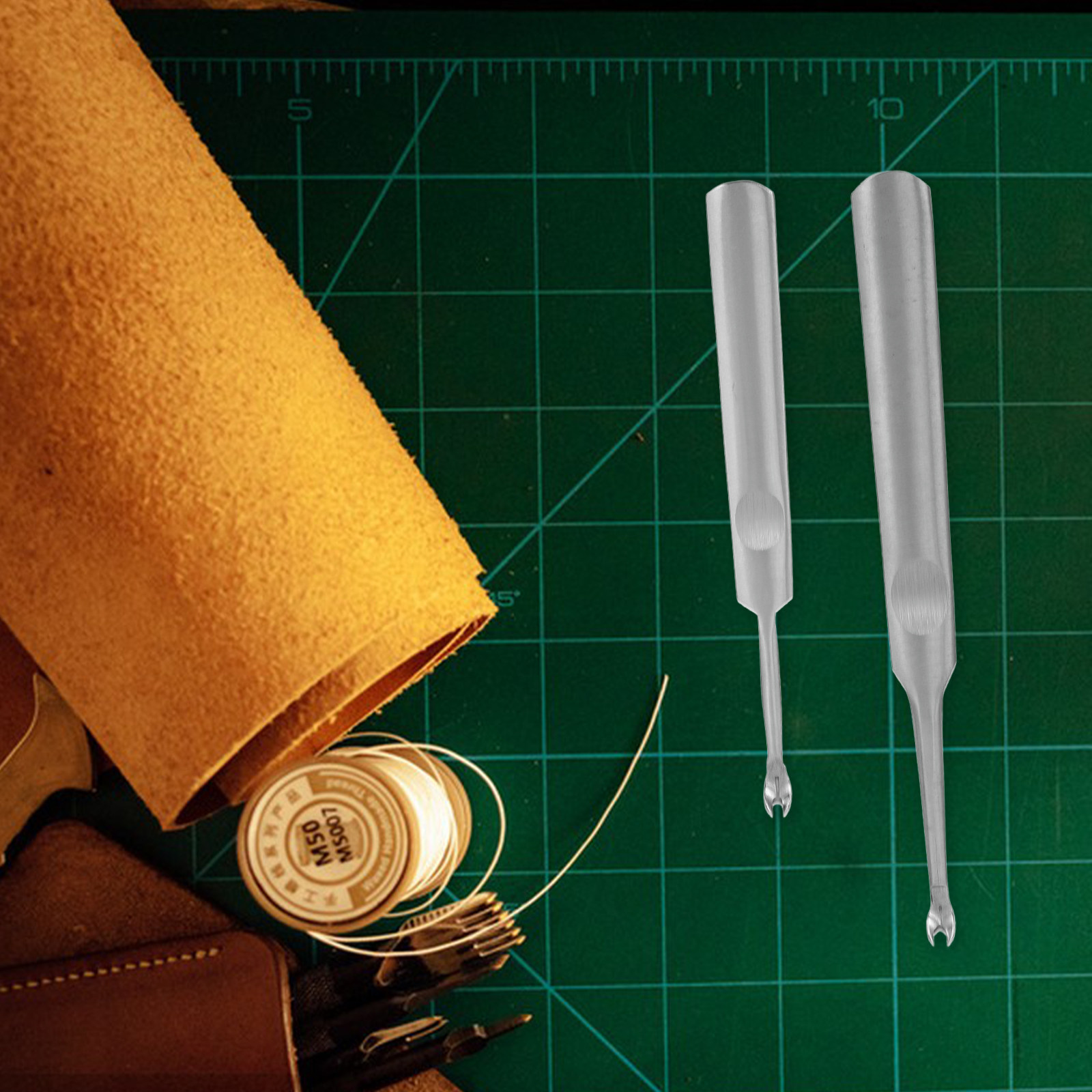 2 Peças Ferramenta de Corte e  - Leatherwork Edge Beveler avaliação e preço
