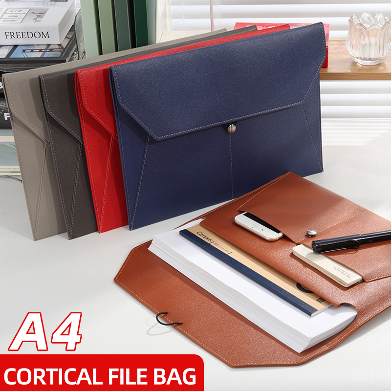 Bolsa de arquivo de couro come - Leather Work Folder avaliação e preço