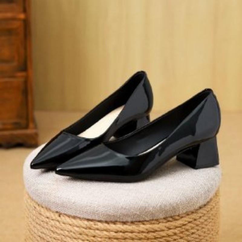 Sapatos Femininos Elegantes Fr - Leather Work Women Shoes avaliação e preço
