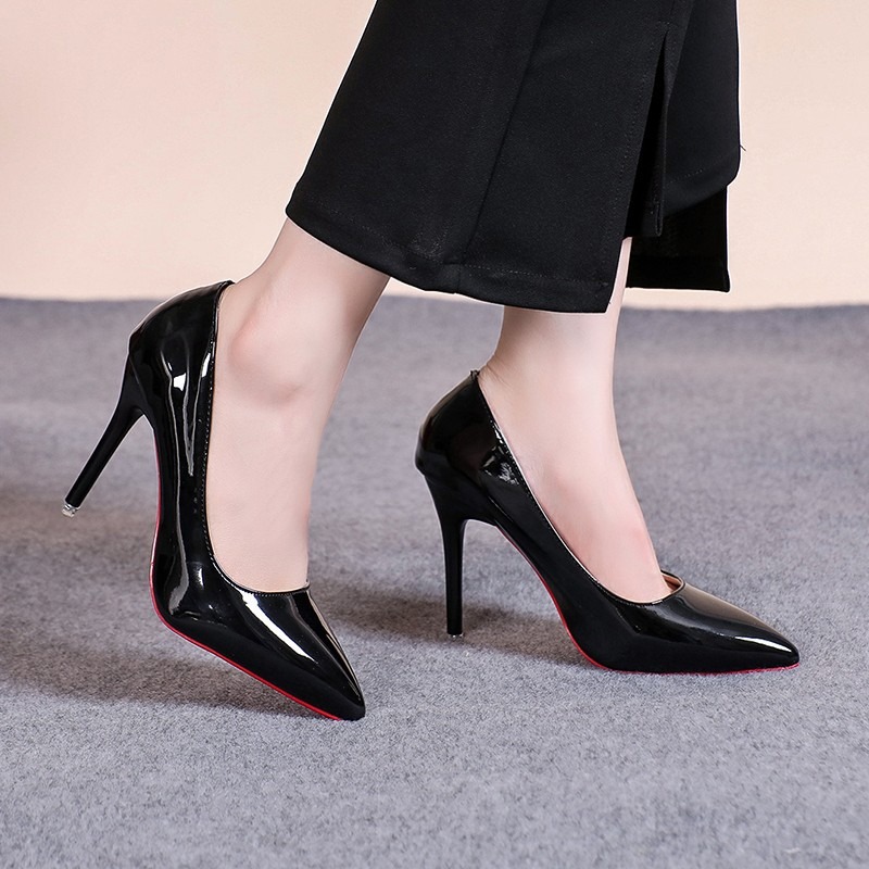 Sapatos de Salto Alto Sexy de  - Leather Work Women Shoes avaliação e preço