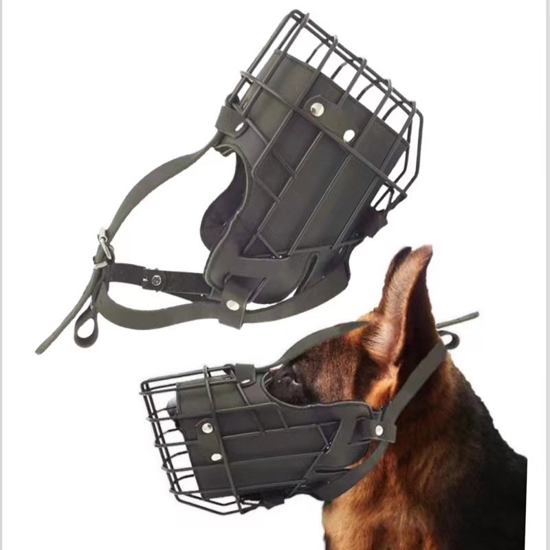 Boca gaiola pastor alemão cão  - Leatherwork Training avaliação e preço