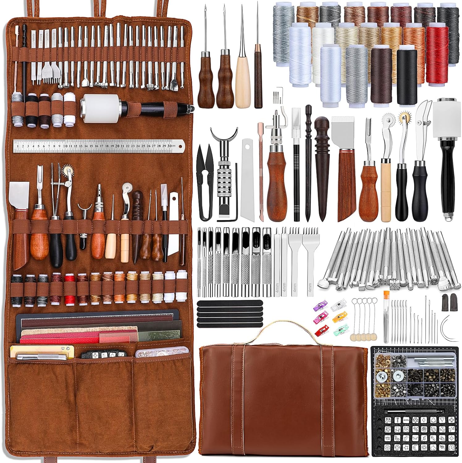Kit de Ferramentas para Trabal - Leatherwork Tool Kit avaliação e preço