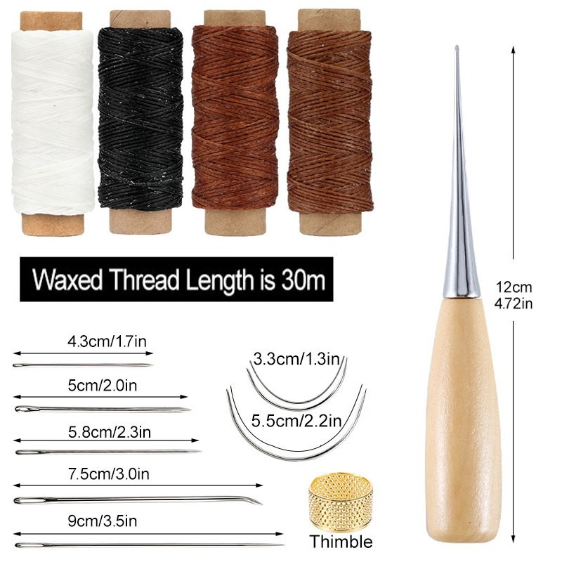 13 pçs conjunto de costura de  - Leatherwork Tool Kit avaliação e preço