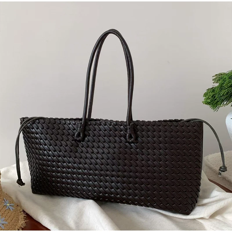 Bolsa Tote de Luxo em PU Tranç - Leather Workshop avaliação e preço