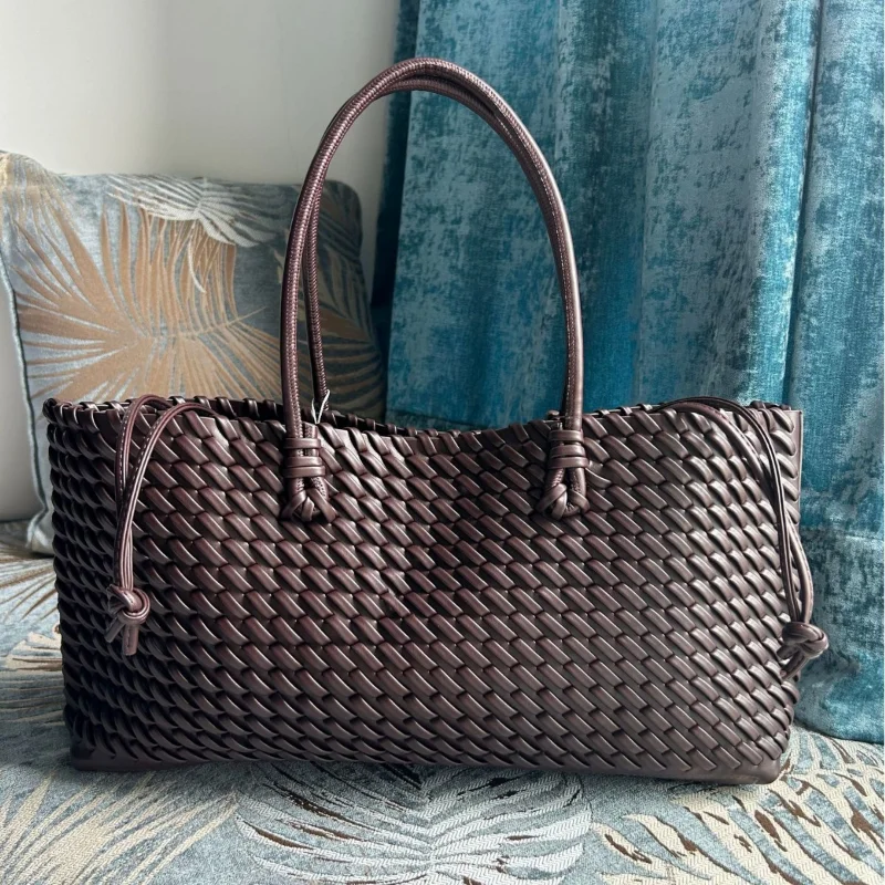 Bolsa Tote de Luxo em PU Tranç - Leather Workshop avaliação e preço