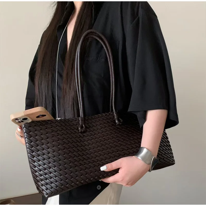 Bolsa Tote de Luxo em PU Tranç - Leather Workshop avaliação e preço