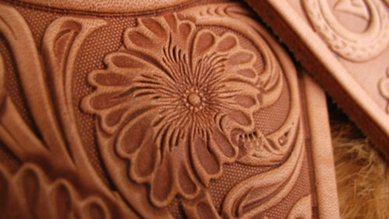 Dinastia Tang flor trabalho ma - Unique Leather Work avaliação e preço