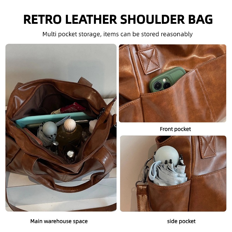 Bolsa de mão feminina retrô de - Leather Workshop avaliação e preço
