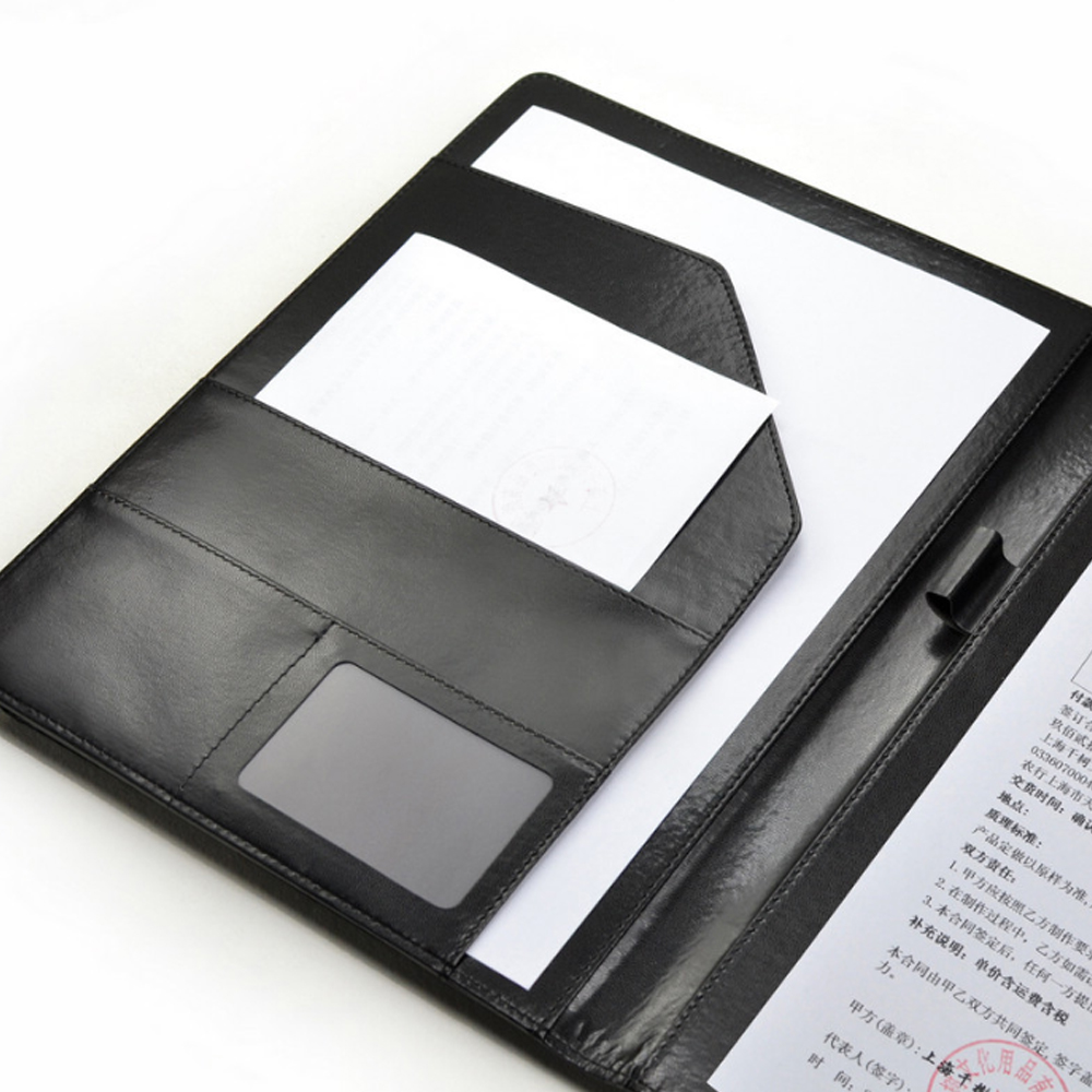 Pasta de conferência a4, pasta - Leather Work Folder avaliação e preço