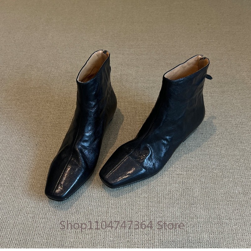 Botas Chelsea Femininas de Cou - Leather Work Women Shoes avaliação e preço