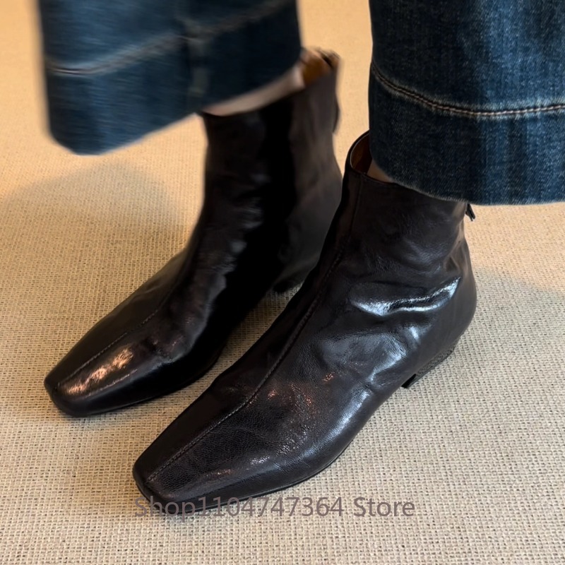 Botas Chelsea Femininas de Cou - Leather Work Women Shoes avaliação e preço