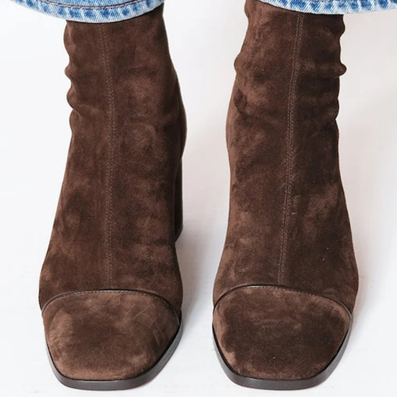 Botas Femininas de Couro Camur - Leather Work Women Shoes avaliação e preço