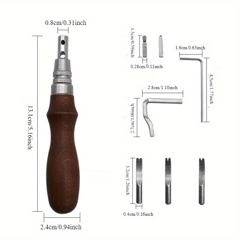 Kit de Ferramentas para Artesa - Leatherwork Edge Beveler avaliação e preço
