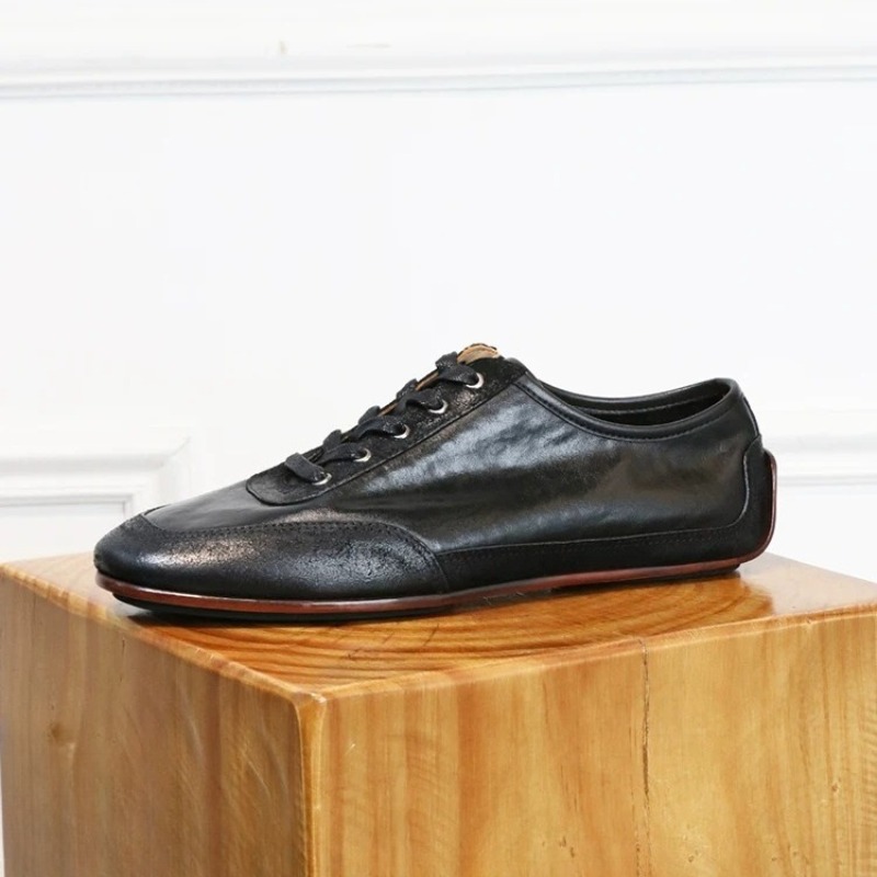 Tênis Casual Retrô de Couro Ge - Leatherwork Training avaliação e preço
