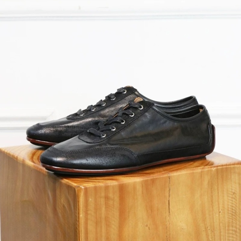 Tênis Casual Retrô de Couro Ge - Leatherwork Training avaliação e preço
