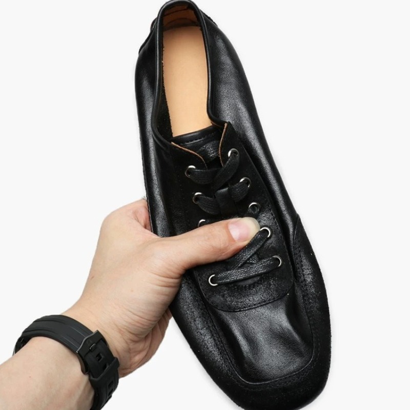 Tênis Casual Retrô de Couro Ge - Leatherwork Training avaliação e preço
