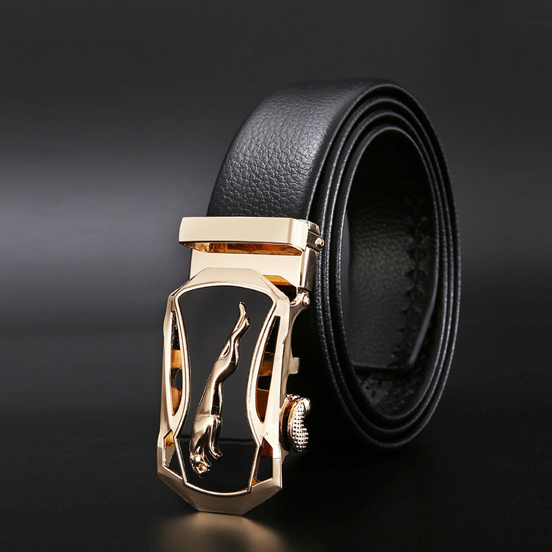 Cintos masculinos de metal com - Leather Works Belt avaliação e preço