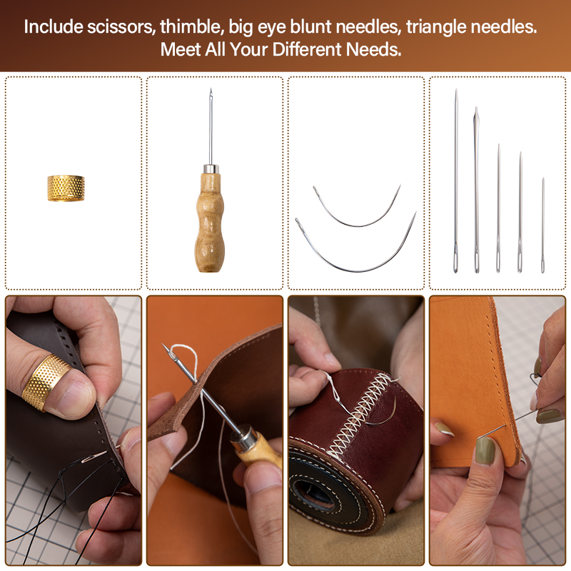 Wuta kit de reparo de couro sa - Leatherwork Tool Kit avaliação e preço