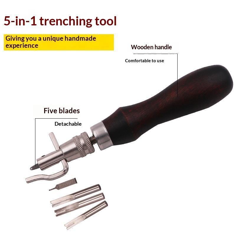 Ferramenta de Corte e Vinco de - Leatherwork Edge Beveler avaliação e preço