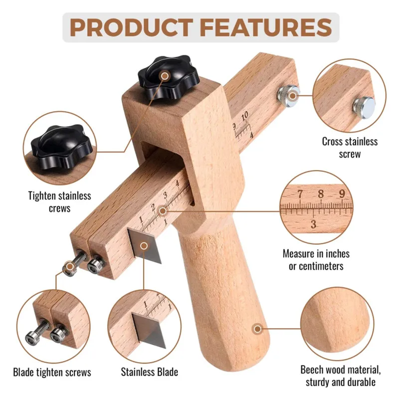 Novo cortador de cinto de cour - Leatherwork Accessories avaliação e preço